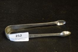 Hallmarked Silver Sugar Tongs