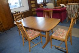 Ercol Extending Dining Table Medium Oak with Four