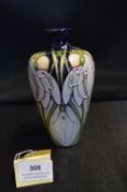 Moorcroft 2013 Vase Galanthus Snowdrops Vase by Vi