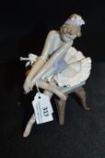 Seated Lladro Ballerina - Good Condition