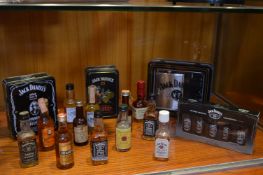 Jack Daniels Tennessee Whiskey Miniatures plus Oth