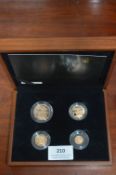 Royal Mint 2013 Gold Sovereign Collection Four Coi