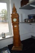 Oak Model Clock of Big Ben - 98cm Tall