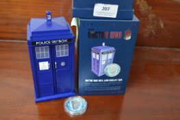 Dr Who 50th Anniversary 1oz Silver Collectable Coi