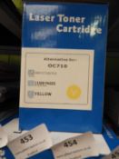 *Laser Toner Cartridges Model: OC710 Colour: Yello