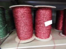 *Four Rolls of Silver Metallic Thread
