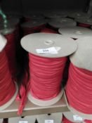 *Four Rolls of Red Elasticated Ribbon