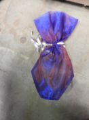 *Twenty Five Blue Iridescent Chair Bows