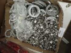 *100 Chrome & Diamante Buckles