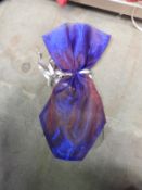 *Twenty Five Blue Iridescent Chair Bows