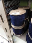 *Four Rolls of Blue Braid Edging