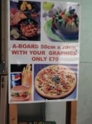 *Takeaway Advertising Board