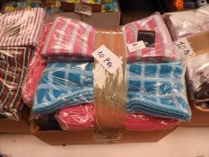 *Ten Knitted Woolen Scarves