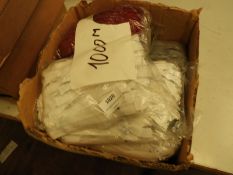 *1000 Assorted Zips (Various Colours)