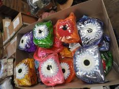 *24 PVC Cosmetic Bags (Various Colours)