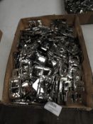 *100 Chrome & Diamante Buckles