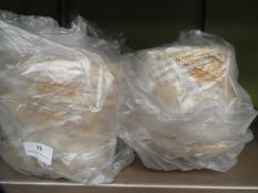 *Four Rolls of Knitting Yarn (Beige & Cream)