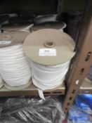 *Four Rolls of Cream Lace Ribbon