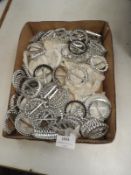 *100 Chrome & Diamante Buckles