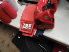 *Pair of Sparring Gloves and a Football