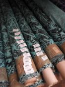 *25m Roll of Frisco Disco Fabric (Green & Black)