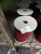 *Four Rolls of Maroon Elastic Cord