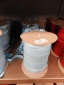 *Three Rolls of Blue Elasticated Ribbon