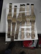 *Ten Yellow Metal Decorative Fashion Watches