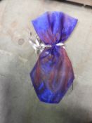 *Twenty Five Blue Iridescent Chair Bows