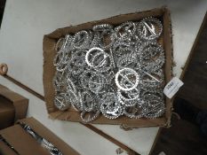 *100 Chrome & Diamante Buckles