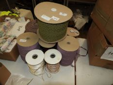 *Assorted Rolls of Lace Edging