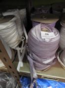 *Four Rolls of Lilac Elasticated Ribbon