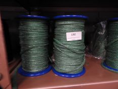 *Four Rolls of Green & Silver Braid