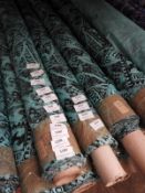 *25m Roll of Frisco Disco Fabric (Green & Black)