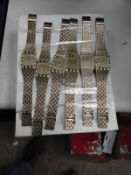 *Ten Yellow Metal Decorative Fashion Watches