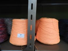*Four Rolls of Knitting Yarn (Orange)