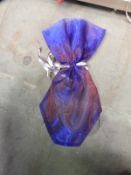 *Twenty Five Blue Iridescent Chair Bows