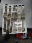 *Ten Yellow Metal Decorative Fashion Watches