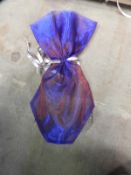 *Twenty Five Blue Iridescent Chair Bows