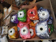 *24 PVC Cosmetic Bags (Various Colours)