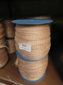 *Four Rolls of Beige & Gold Braided Thread