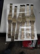 *Ten Yellow Metal Decorative Fashion Watches