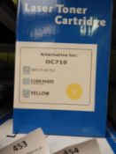*Laser Toner Cartridges Model: OC710 Colour: Yello