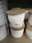 *Four Rolls of Cream Braid Edging