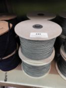 *Four Rolls of Green Braid Edging