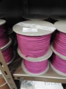 *Four 150m Rolls of Pink Braid Edging