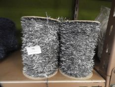 *Four Rolls of Knitting Yarn (Silver Gunmetal)