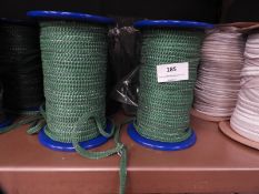 *Four Rolls of Green & Silver Braid