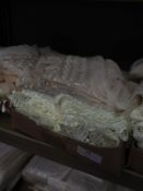 *Box of 10 Lace Edge Scarves