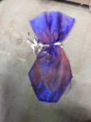 *Twenty Five Blue Iridescent Chair Bows